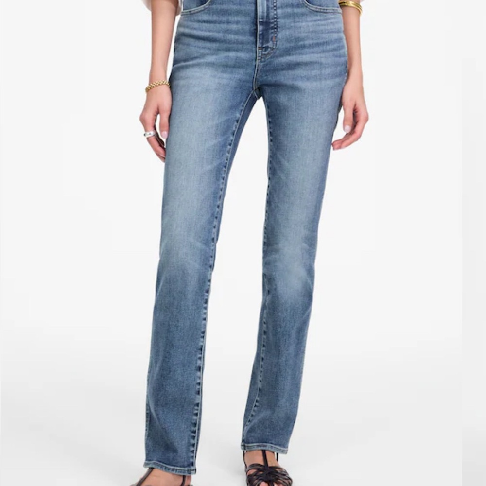 Madewell High Rise Stovepipe Jeans - Picture 2 of 5